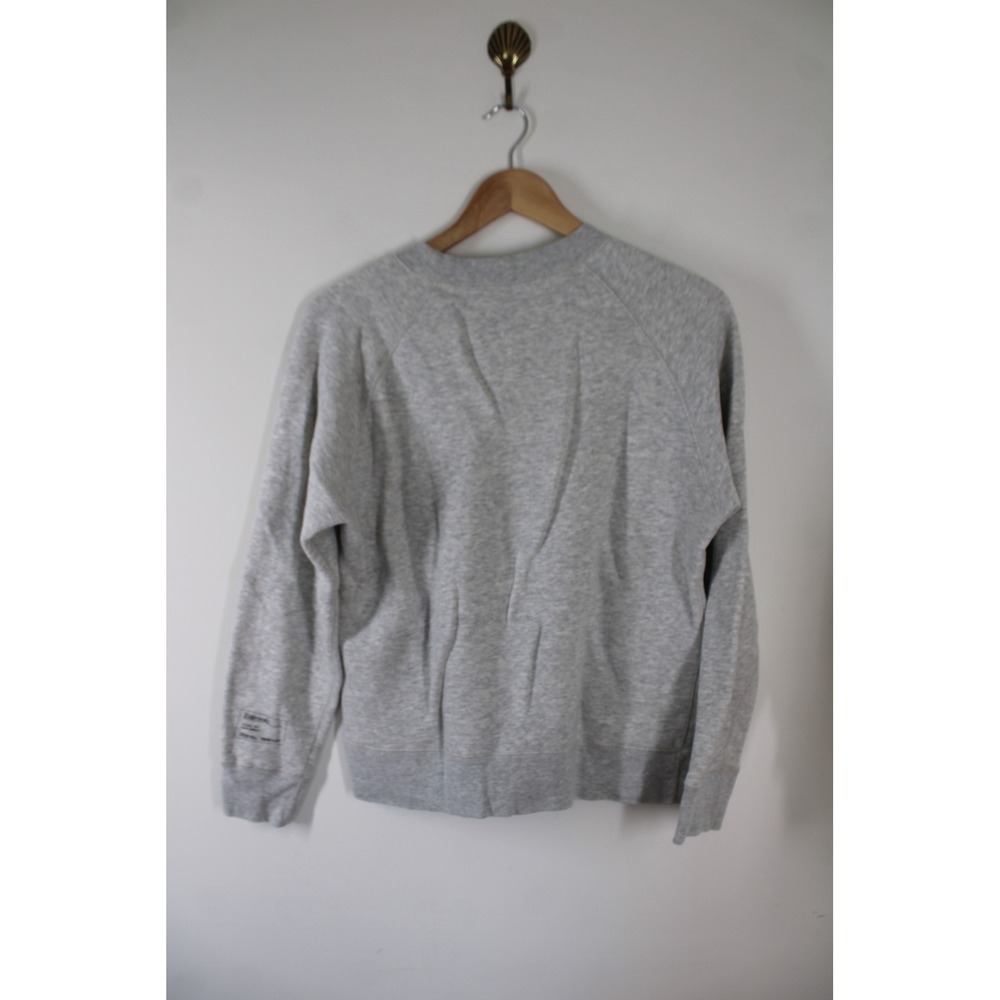 Entireworld M Gray Sweatshirt Type A Version 2 Organic Cotton Raglan Crew - Picture 2 of 7